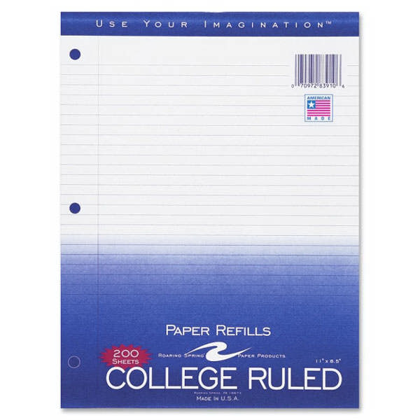 paper college ruled fill st catherine university bookstore st paul